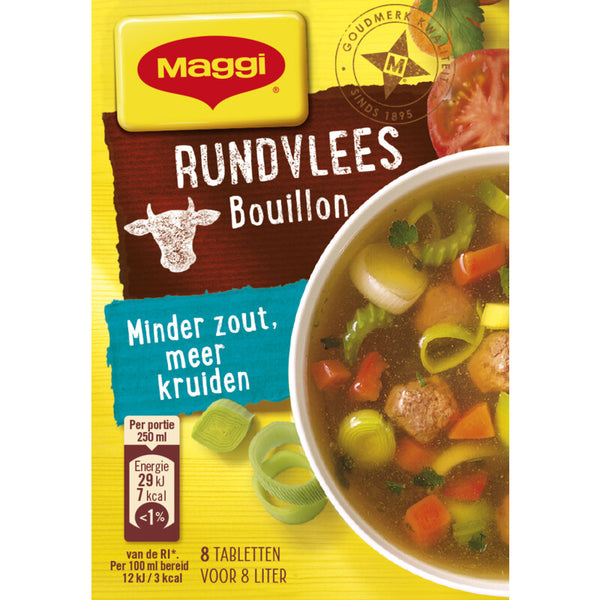 Maggi Rundvlees bouillon minder zout  Dutchshopper