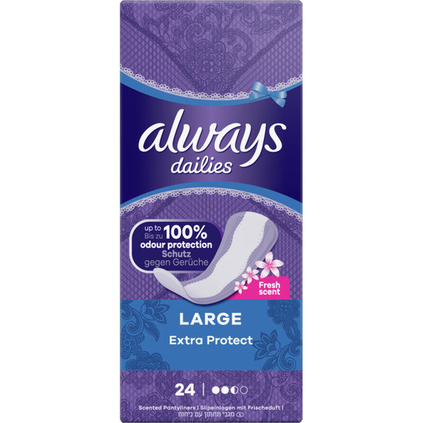 Always Daily protect long fresh panty liner