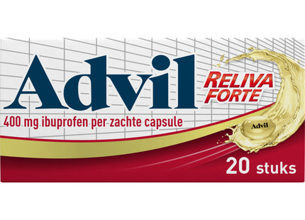 Advil Liquid caps 400mg ibuprofen