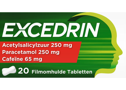 Excedrin Tabletten bij migraine en hoofdpijn