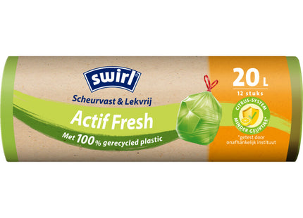 Swirl Pedal bin bag anti-odour 20 liters