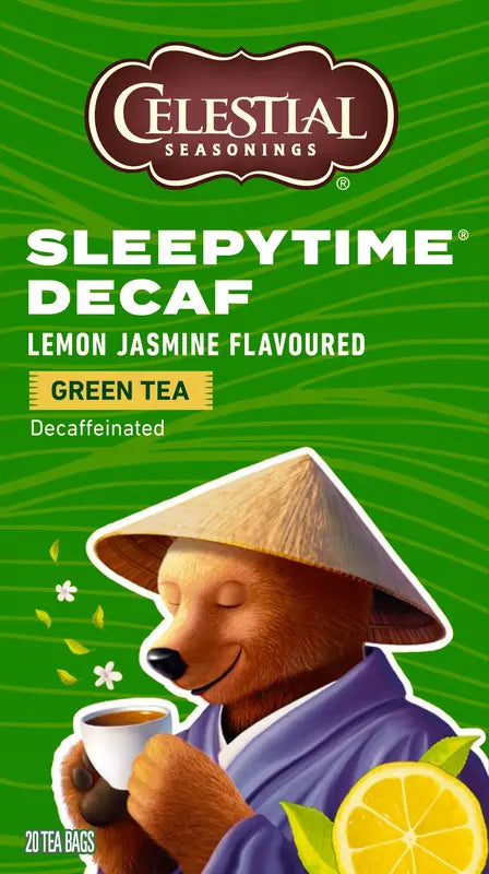 Celestial Seasonings Sleepytime decaf lemon jasmin green tea