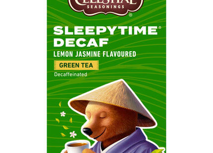 Celestial Seasonings Sleepytime decaf lemon jasmin green tea