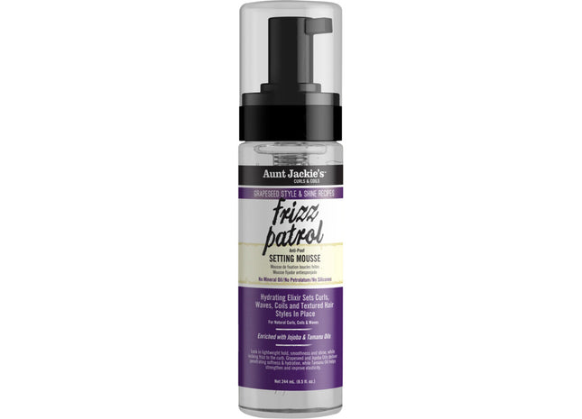 Aunt Jackie's Frizz patrol setting mousse