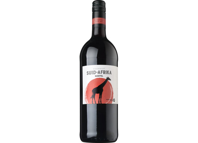 Soepele Zuid-Afrikaanse huiswijn rood