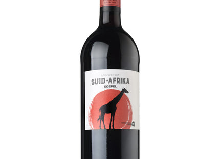 Soepele Zuid-Afrikaanse huiswijn rood