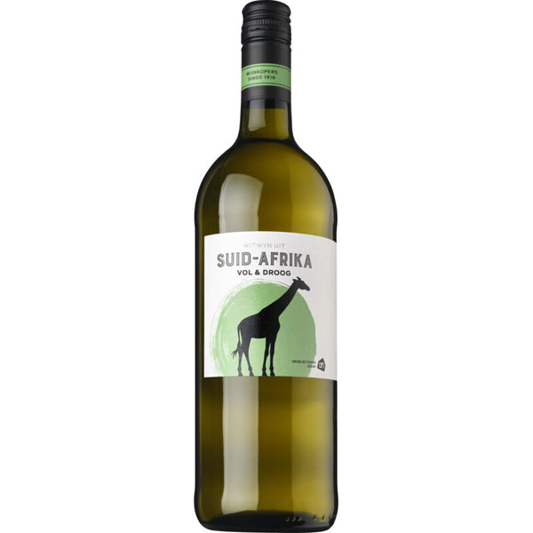 Vol & droge Zuid-Afrikaanse huiswijn wit