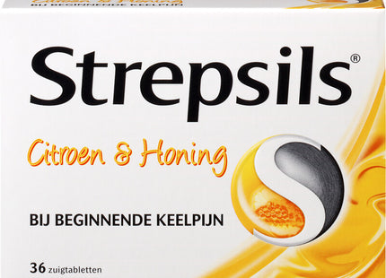 Strepsils Keeltabletten citroen & honing