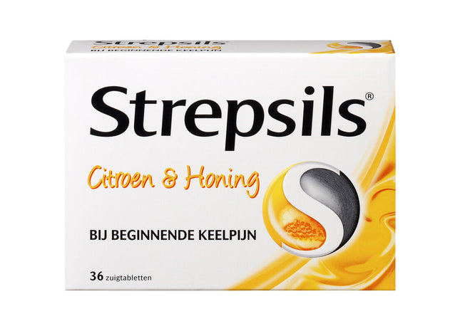 Strepsils Keeltabletten citroen & honing