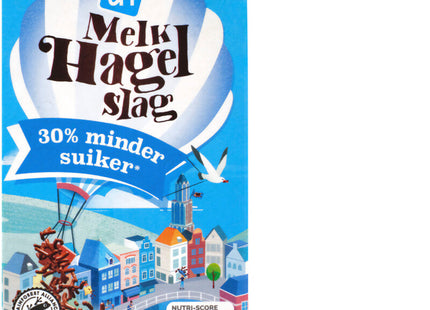 Hagel melk minder suiker