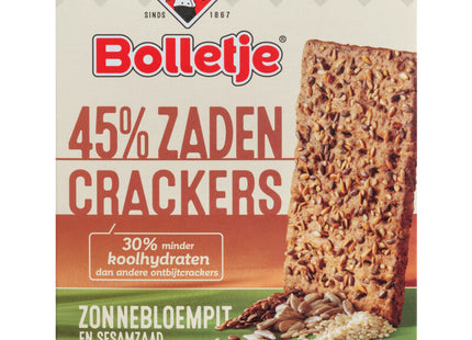 Bolletje 45% zaden crackers zonnebloempit