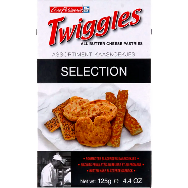 Euro Patisserie Twiggles cheese biscuits selection