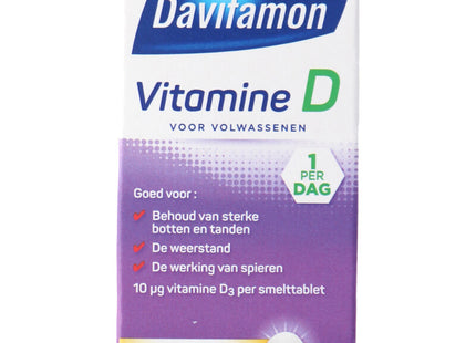 Davitamon Vitamine D smelttabletten citroen