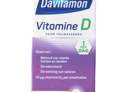 Davitamon Vitamine D smelttabletten citroen