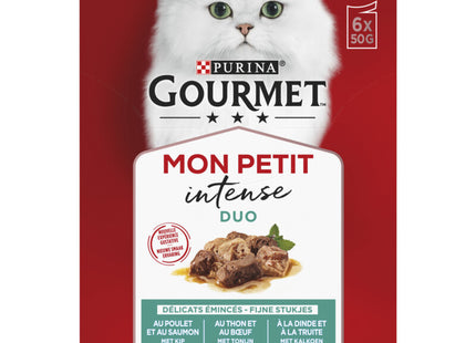 Gourmet Mon petit intense duo in saus vlees&vis