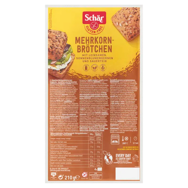 Schär Meergranenbroodjes glutenvrij