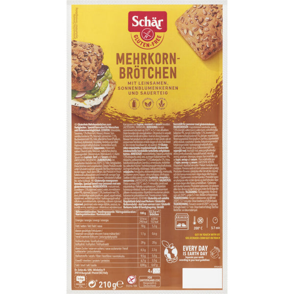 Schär Meergranenbroodjes glutenvrij