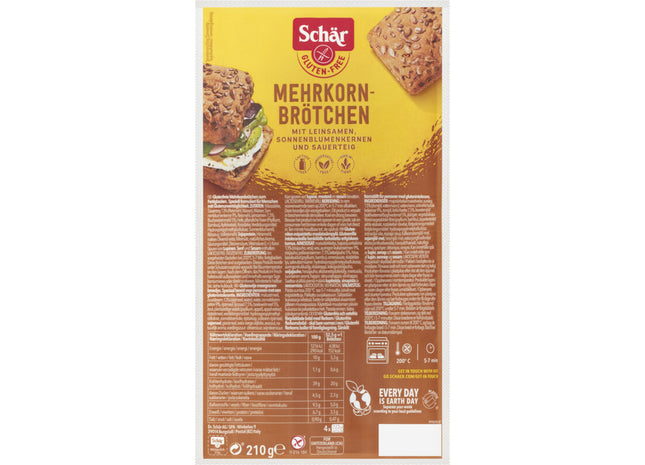 Schär Meergranenbroodjes glutenvrij