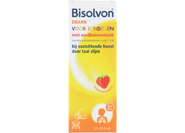 Bisolvon-Getränk für Kinder mit Erdbeergeschmack