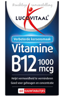 Lucovitaal Vitamine B12 1000mcg kauwtabletjes
