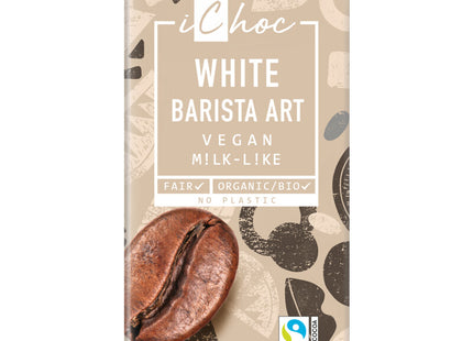 iChoc White barista art vegan m!lk-l!ke