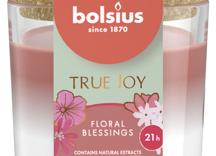 Bolsius True joy geurkaars floral blessings