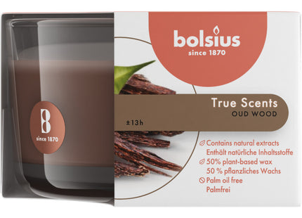 Bolsius True scents scented candle small old wood