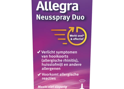 Allegra Nasal spray duo