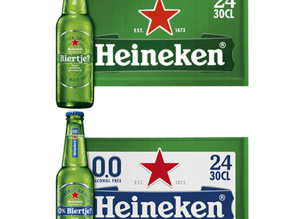 Heineken Bier & 0.0 alcoholvrij pakket