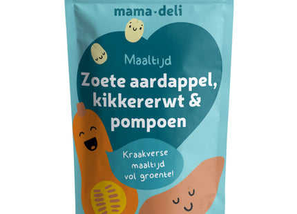 Mama Deli Zoete aardappel & kikkererwt 8m+