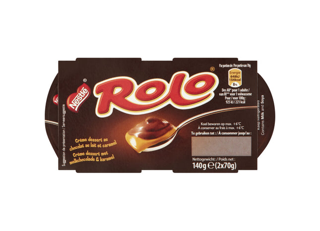 Rolo Chocolade & karamel dessert