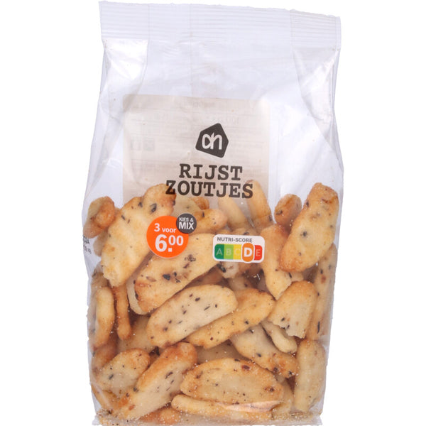 Crunchy rice crackers