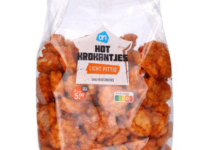 Hot crisps, slightly spicy