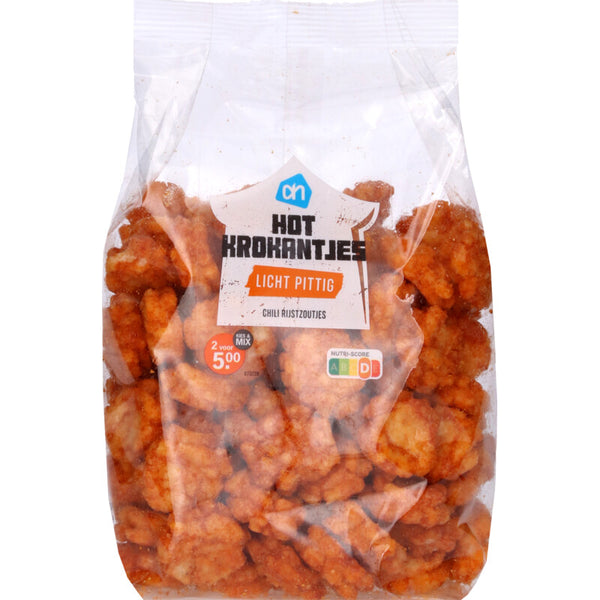 Hot crunchy bits lightly spicy