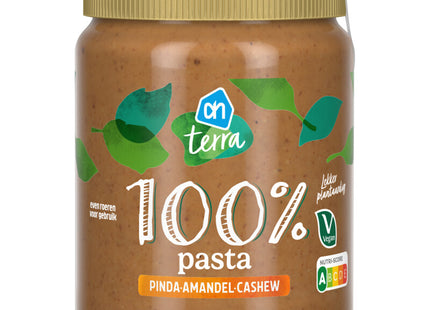 Terra Vegetable 100% paste peanut, almond