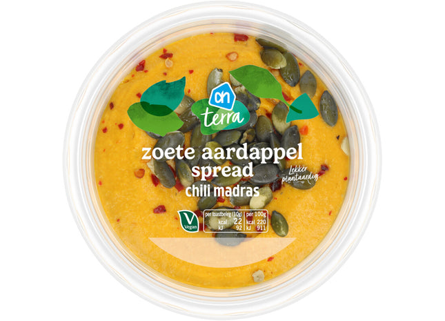 Terra Plantaardig zoet aardappel spread madras