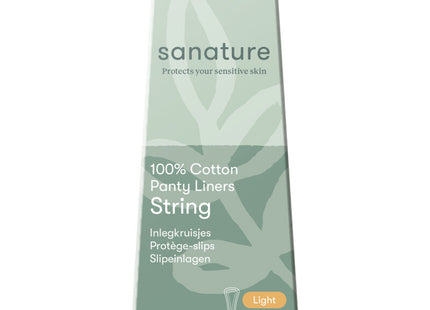 Sanature Panty liners string 100% cotton