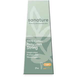 Sanature Inlegkruisjes string 100% katoen