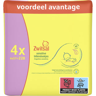 Zwitsal Sensitive Babytücher 4er-Pack