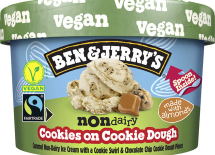 Ben &amp; Jerry's Cookies on cookie dough non-dairy
