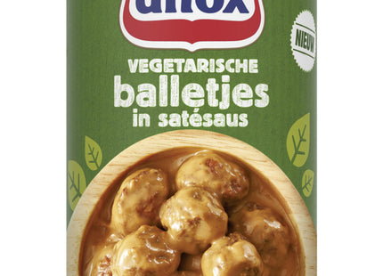 Unox Vega balls in satay sauce