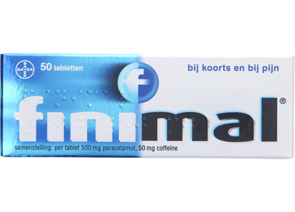 Finimal Paracetamol/coffeïne 500/50 mg