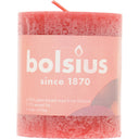 Bolsius Rustikale Kerze 8cm rot