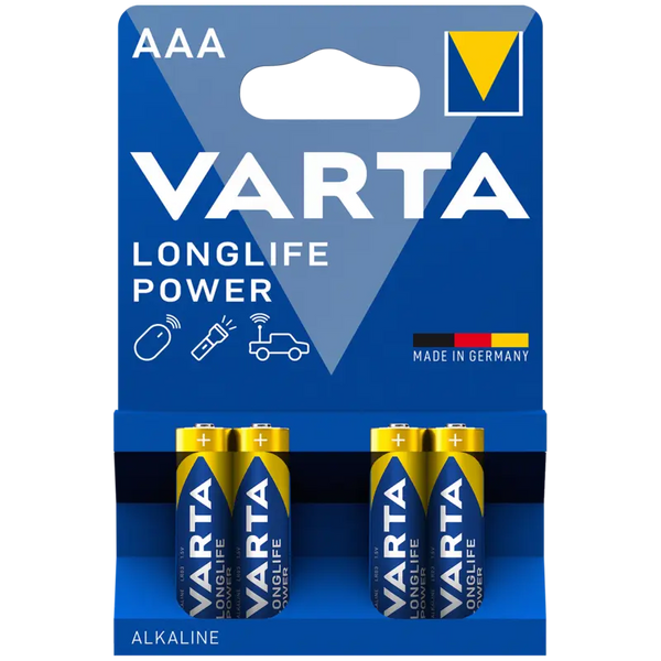 Varta Longlife power AAA alkaline batterijen