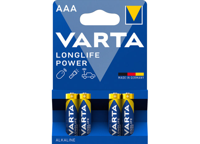 Varta Longlife Power AAA-Alkalibatterien