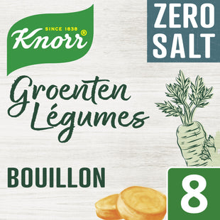 Knorr Groente légumes bouillon zero salt