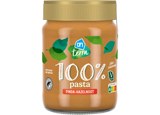 Terra Plantaardig 100% pasta pinda-hazelnoot