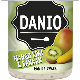 Danio Romige kwark mango kiwi banaan