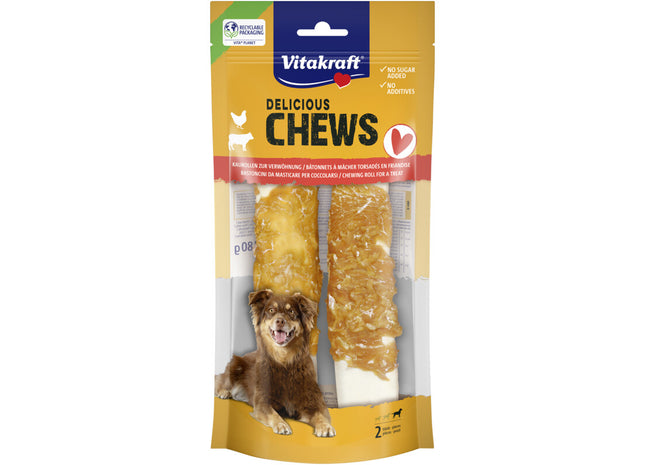 Vitakraft Delichews kauwrollen kip xl  Dutchshopper