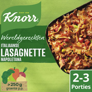 Knorr Wereldgerechten lasagnette napoletana  Dutchshopper